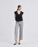 Reistor Women's Deep V-neck Short Top