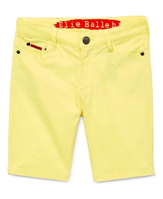 Elie Balleh Big Boys Yellow Cotton Twill Short