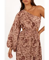 Petal and Pup Women's Wren One Shoulder Midi Dress