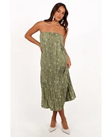 Petal and Pup Women's Sylvie Strapless Midi Dress
