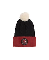 Marvel Men's Spider-Man Great Power Great Responsibility Adult 2-Pack Cable Knit Beanie & Scarf Set