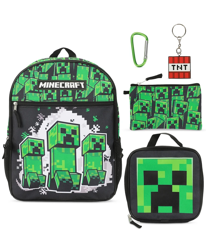 Minecraft 5-Piece Backpack Set