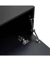 Wood Extendable Tv Stand Rectangle Entertainment Center,Media Tv Console for Living Room Bedroom