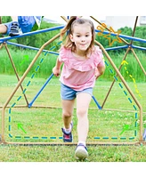 Kids Climbing Dome Tower - 12 Ft Jungle Gym Geometric Playground Dome Climber Monkey Bars
