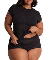 Adore Me Plus Yoko T-Shirt And Shortie Set
