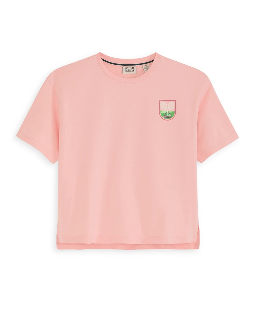 Scotch & Soda Big Girls Tennis Group T-Shirt