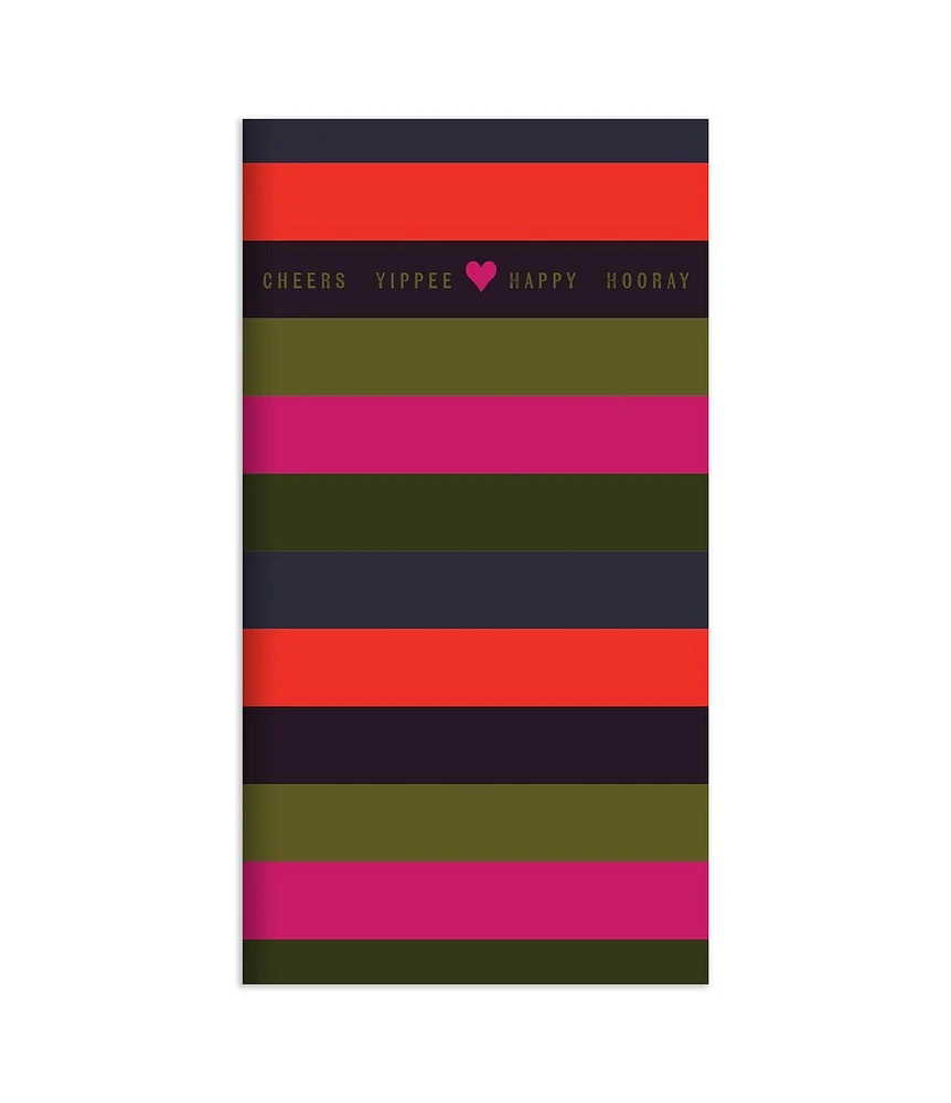 Stripes Perpetual Birthday & Celebration Pocket Book