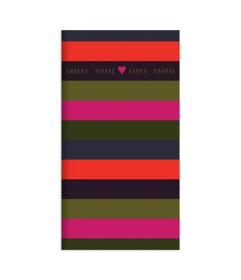 Stripes Perpetual Birthday & Celebration Pocket Book