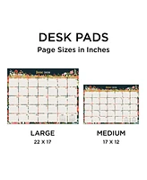 2026 Floral Large Desk Pad Monthly Blotter Calendar