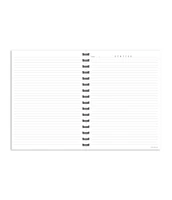 Business Black 7.5"x9" Spiral Lined Journal