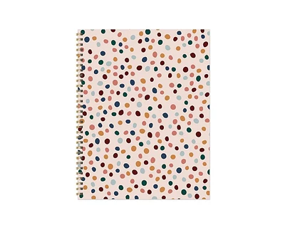 Spotted Dot Boho Undated Large Weekly Monthly Spiral Planner