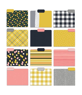 Joy Designer Set of 12 Decorative File Folders
