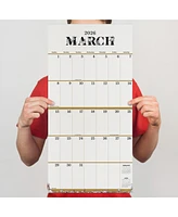 2026 Big Grid-Floral Wall Calendar