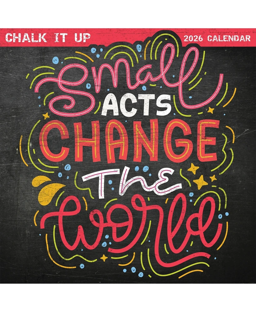 2026 Chalk It Up Wall Calendar