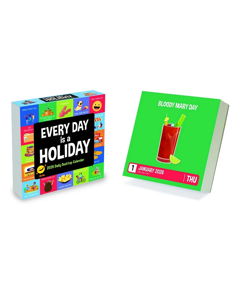2026 Every Day's A Holiday Daily Desktop Calendar