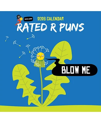 2026 Rated R Puns Wall Calendar