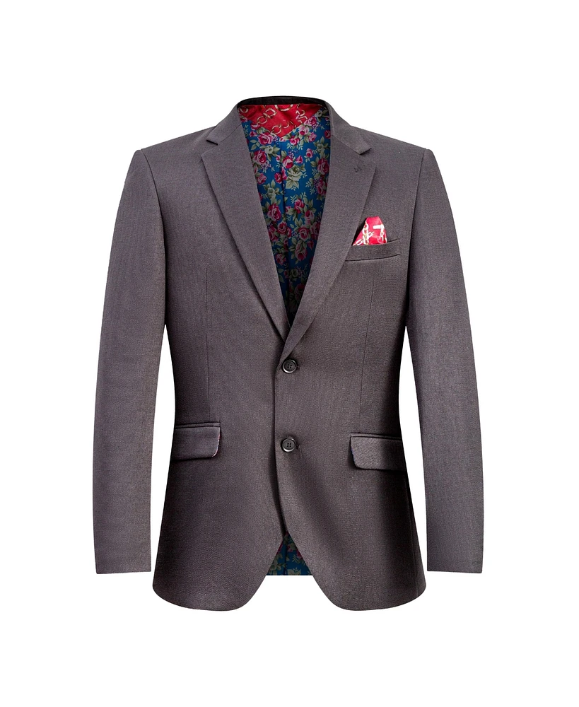 Elie Balleh Boys Slim Fit Classic Blazer