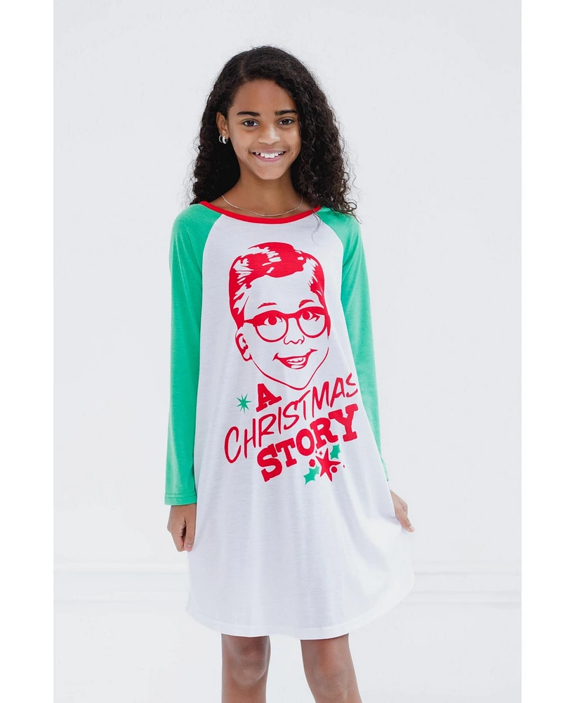 A Christmas Story Girls Ralphie Parker Nightgown Pajamas