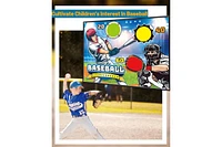 Titqwop Sticky Baseball Toss Game Set – Indoor/Outdoor Throwing Target Toy with 3 Balls | Backyard, Birthday & Team Sports Gift for Kids Ages 3