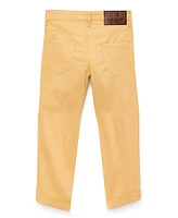 Elie Balleh Big Boys Khaki Slim Fit 5 Pocket Twill Pants