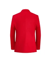 Elie Balleh Boys Red Slim Fit Clasic Blazer
