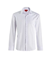 Elie Balleh Little Boys White Slim Fit Swirl Print Button-Down Shirt