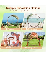 Wooden Wedding Arch Solid Wood Arbor Backdrop Stand for Wedding Ceremony