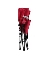Mondawe steel folding chair red