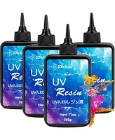 JDiction 1000g Uv Resin, Ultra Clear Advanced Resins Solar Cure Hard Uv Resin Kit for Jewelry Making, Casting and Coating & Diy Crafts
