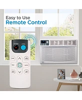 Black+Decker Window Air Conditioner 10,000 Btu, Ac Window Unit Cools Up to 450 Square Feet, Window Ac Unit with Remote Control, 3 Cooling Speeds and F