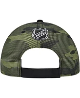 Fanatics Men's Black Vancouver Canucks Authentic Pro Military Appreciation Adjustable Hat