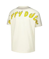 Freeze Max Big Boys and Girls Cream Looney Tunes Hot Rod Daffy T-Shirt