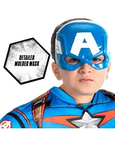 Jazwares Big Boys and Girls Captain America Qualux Costume