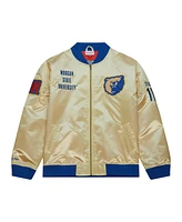 Mitchell & Ness Men's Gold Morgan State Bears Team Og 2.0 Lightweight Satin Full-Zip Jacket