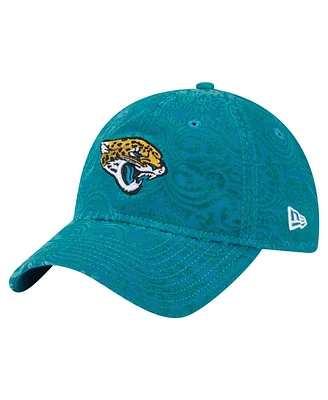 New Era Women's Teal Jacksonville Jaguars Flair 9TWENTY Adjustable Hat