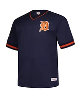 Mitchell & Ness Men's Navy Detroit Tigers Big Tall V-Neck T-Shirt