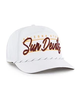 '47 Brand Men's White Arizona State Sun Devils Condor Hitch brrr° Adjustable Hat