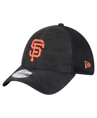 New Era Men's Black San Francisco Giants Subtle Camo 39THIRTY Flex Hat