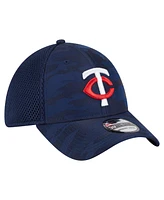 New Era Men's Navy Minnesota Twins Subtle Camo 39THIRTY Flex Hat