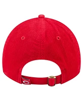 New Era Women's Red Cincinnati Reds Corduroy 9TWENTY Adjustable Hat