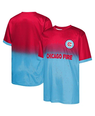 Outerstuff Big Boys and Girls Red Chicago Fire Stalwart Defender T-Shirt