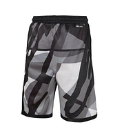 Nike Big Boys and Girls Black Brooklyn Nets 2024/25 City Edition Swingman Performance Shorts