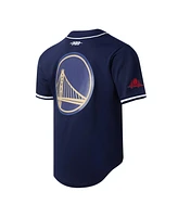 Pro Standard Men's Navy Golden State Warriors 2024/25 City Edition Mesh Baseball Jersey