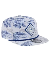 New Era Men's White Toronto Blue Jays Printed Island Golfer Snapback Hat