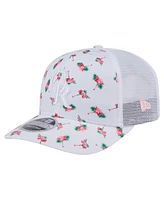 New Era Men's White Colorado Rockies Flamingo Mesh Back 9SEVENTY Stretch-Snap Hat