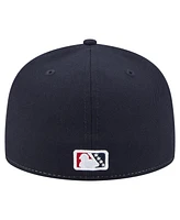 New Era Men's White/Black Nashville Sounds Authentic Collection 59FIFTY Fitted Hat