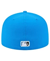 New Era Men's Blue Akron RubberDucks Authentic Collection 59FIFTY Fitted Hat