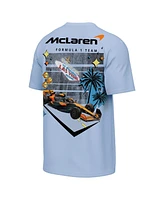 Outerstuff Men's Light Blue McLaren F1 Team 2025 Las Vegas Grand Prix Washed T-Shirt