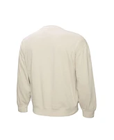 Mitchell & Ness Women's Cream Boston Celtics Oversprayed Pullover Sweatshirt