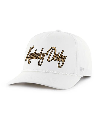 '47 Brand Men's White 151st Kentucky Derby Overhand Hitch Adjustable Hat